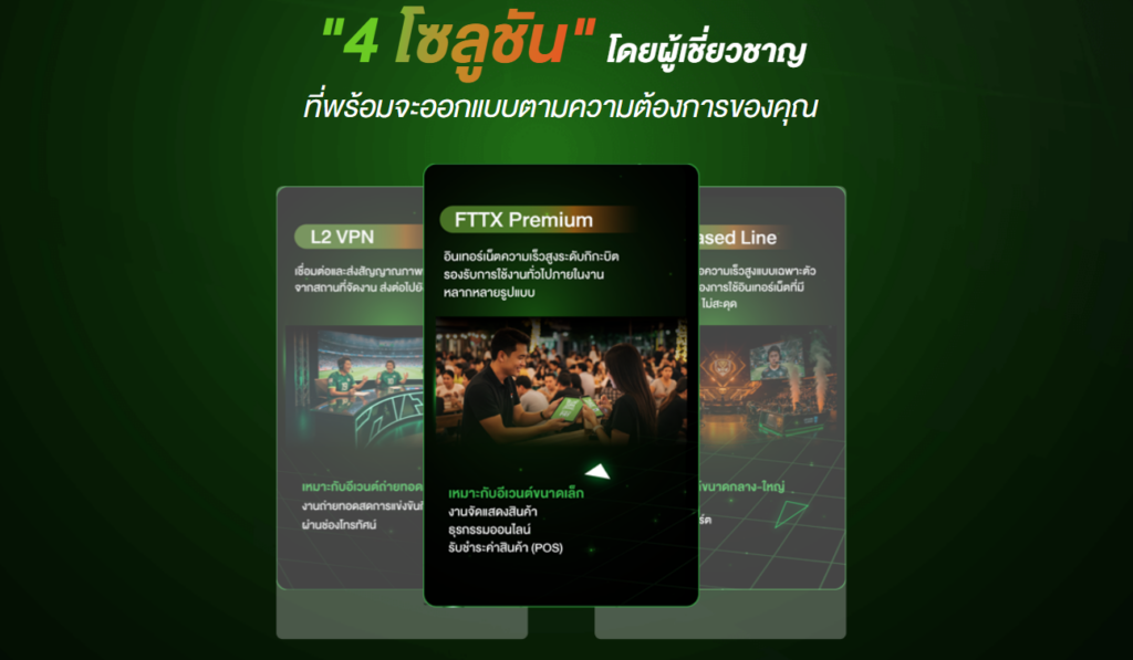 4 โซลูชัน โดยผู้เชี่ยวชาญ